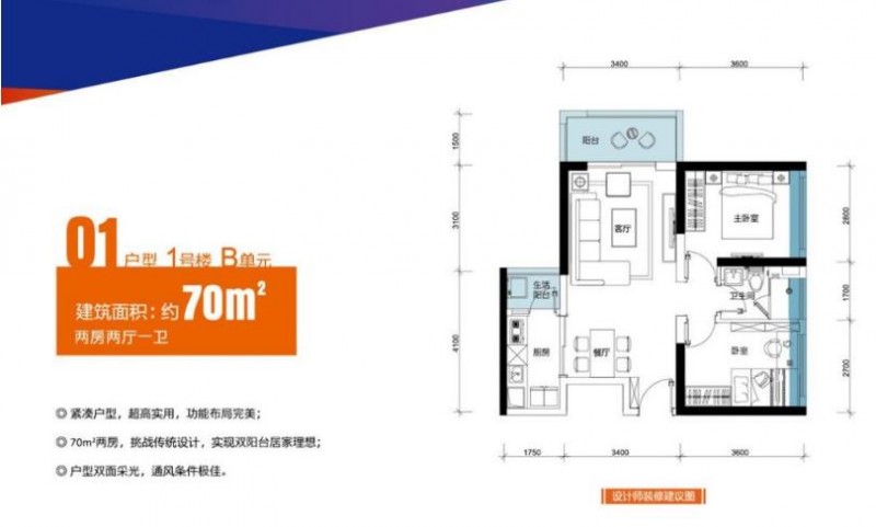 中铁诺德中央道户型图