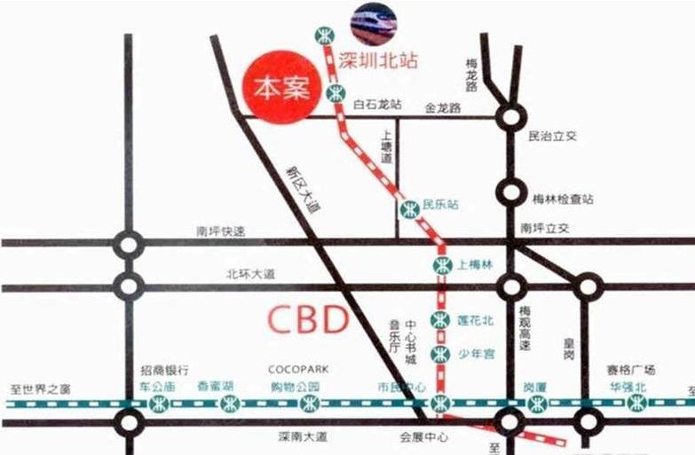 龙光·玖龙玺交通图