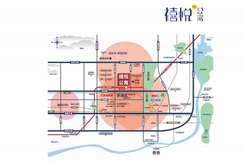 禧悦公寓交通图