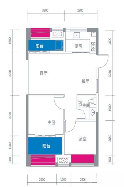 格蓝云天名苑缤纷TOWN户型图