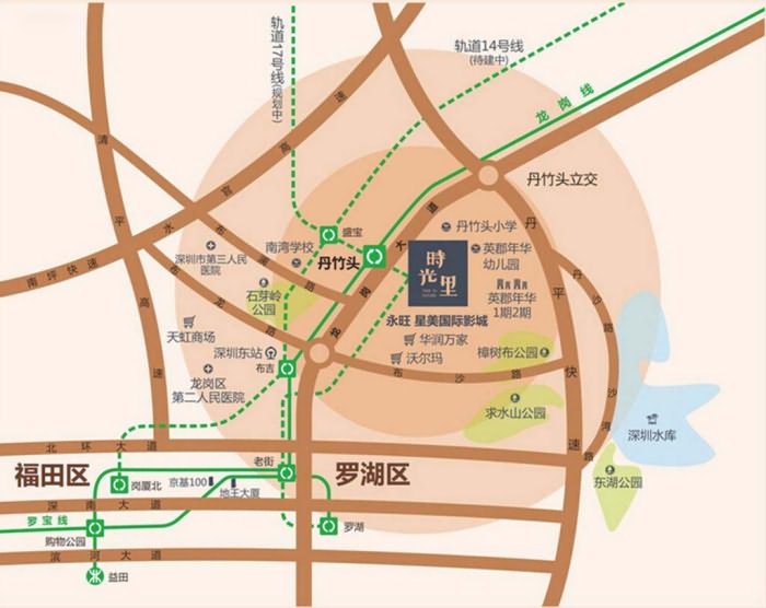 英郡年华3·时光里交通图