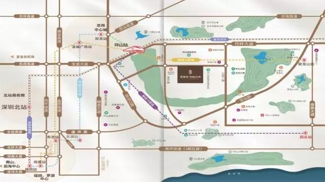深城投中心公馆交通图