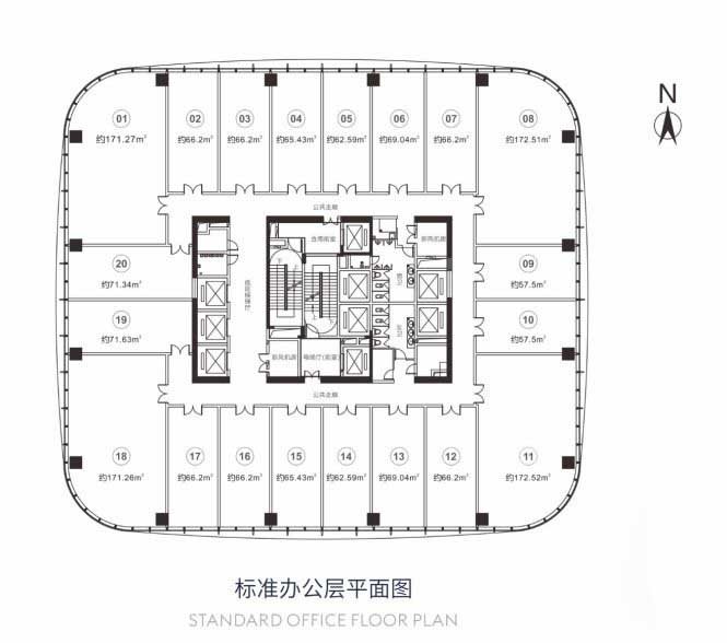 易尚中心平面图
