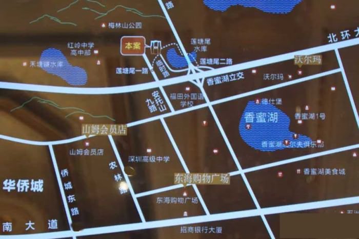 山语清晖花园交通图