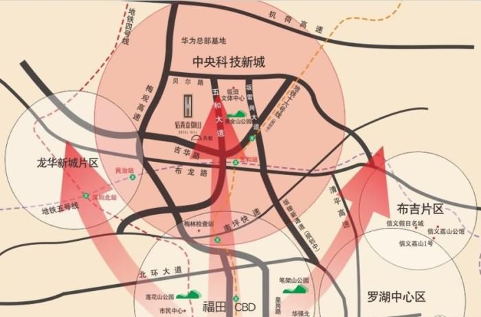 信义嘉御山5期交通图