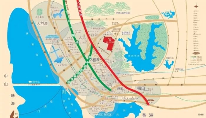 润科华府·御峰交通图