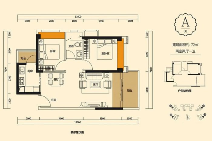 中粮·云景国际户型图