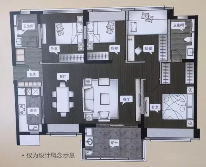 万科麓山户型图