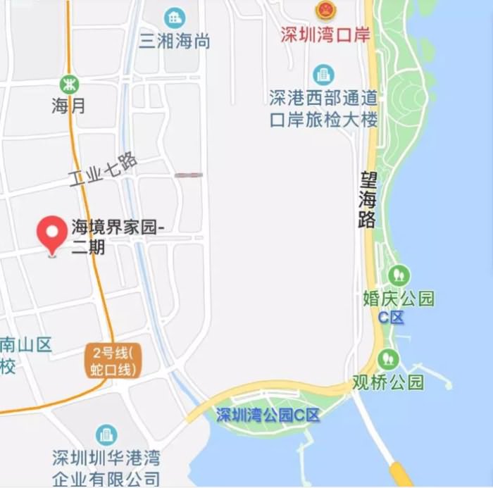 海境界家园二期交通图