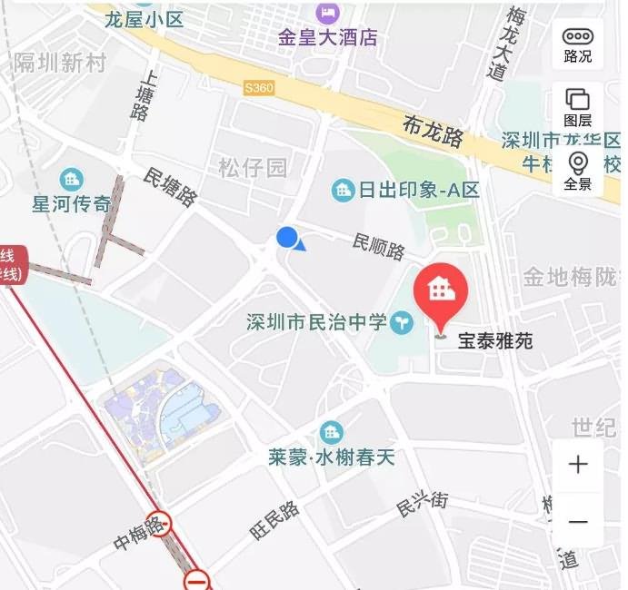 宝泰雅苑交通图