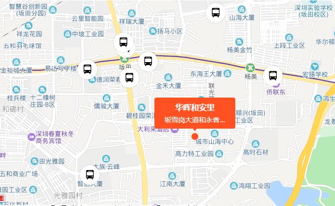 华晖和安里交通图