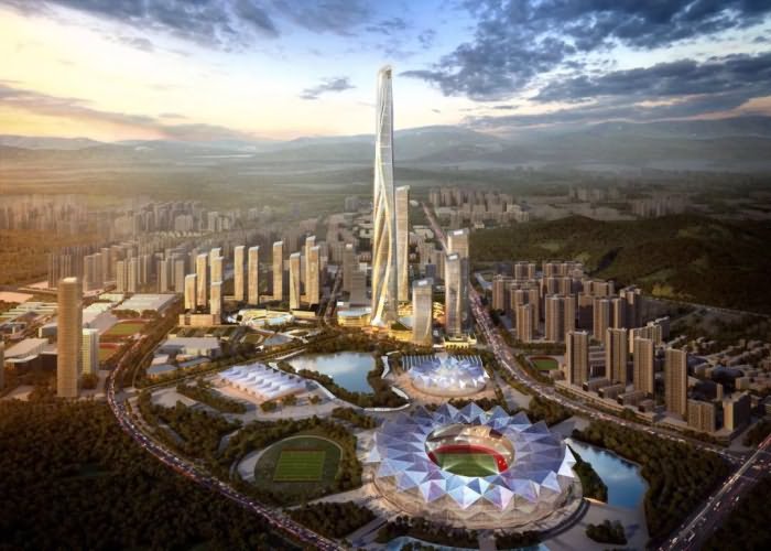世茂深港国际中心效果设计图