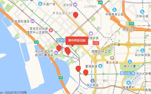 都市茗荟花园交通图