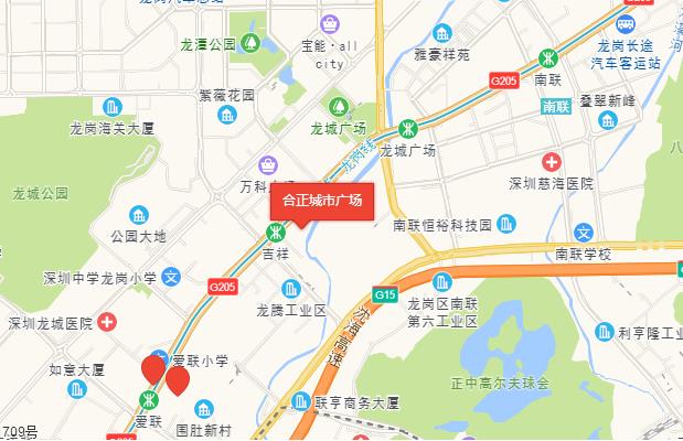 合正城市广场位置图