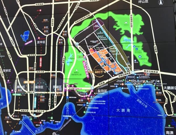 佳兆业盐田城市广场三期位置图