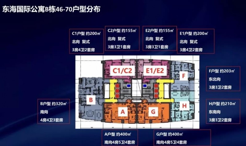 东海国际中心二期户型图