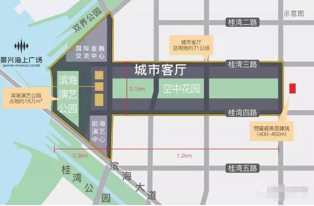 前海金融中心交通图
