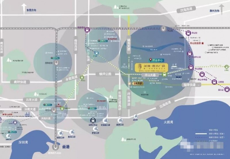 泰禾中央广场交通图