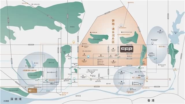 中洲坊创意中心 C Future Park地址交通图
