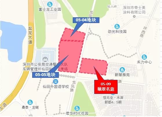 颐翠名庭位置交通图