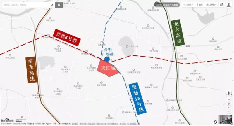 天汇城三期地址交通图