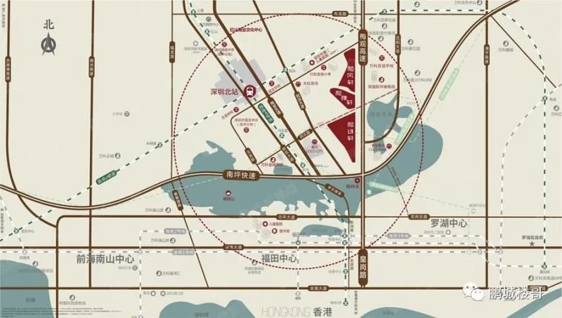 深国际万科和颂轩地址交通图