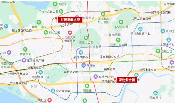 皇庭壹公馆地址交通图