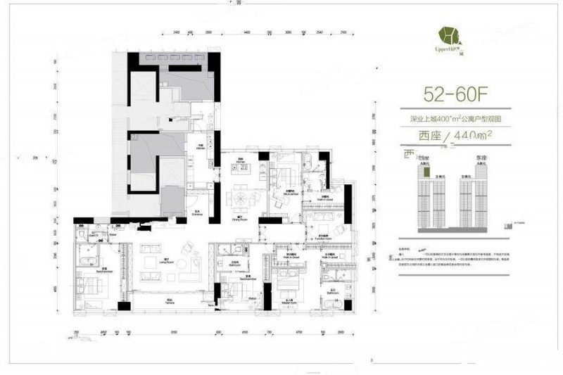 深业上城平面户型图
