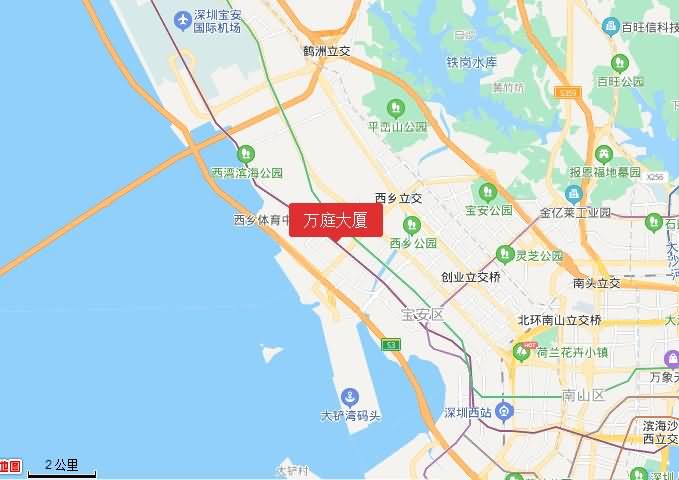 万庭大厦地址交通图