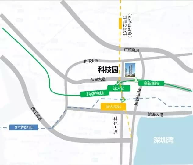 中电长城大厦地址交通图